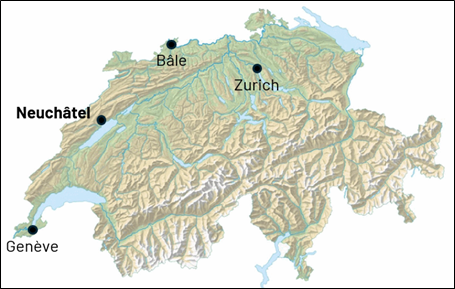 Carte de la Suisse